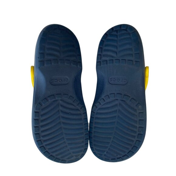 Crocs University Michigan Classic Clogs Beach Navy Blue Yellow Mens XXL 12-13 - Picture 9 of 9